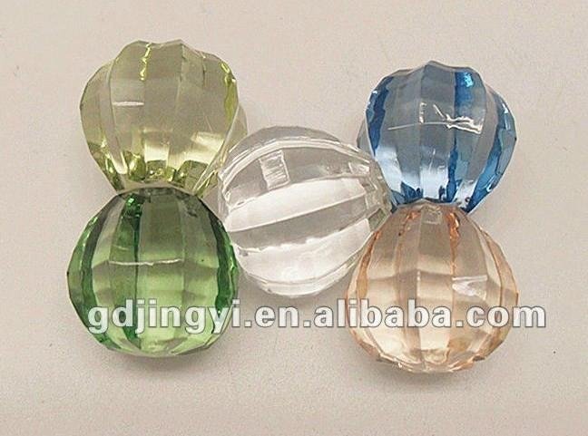 Fashion diamond shape acrylic beads for jewelry&decoration 3