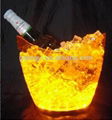 Plastic Ice Bucket With LED Stand for bar/party  1