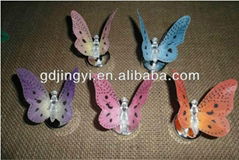 Plastic Handing Butterfly With LED Light 