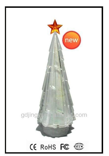 2014 new style LED Christmas tree with glitter 