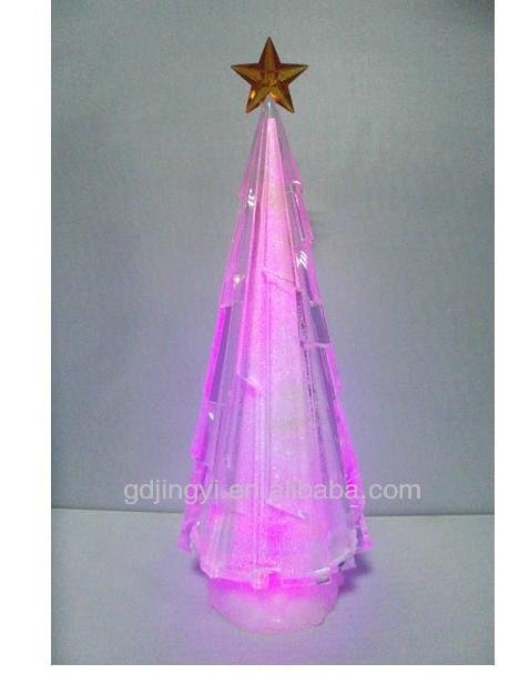 2014 new style LED Christmas tree with glitter  4