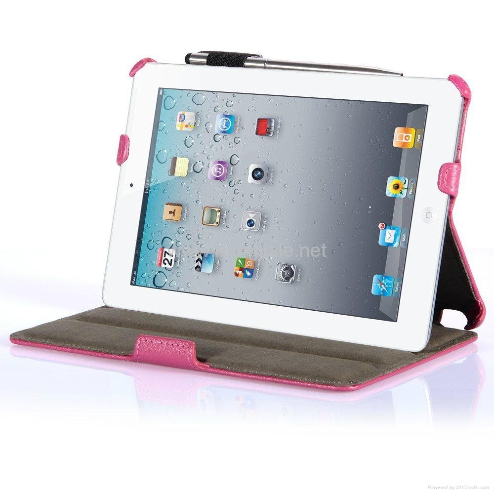2013 New Arrival smart PU leather case for ipad air 5