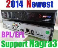 Singapore box MVHD HD800C-VI+Nagra3 dreambox MVHD800C-VI Can get BPL+HD channel 