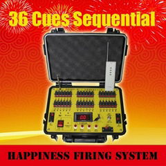 36 cues remote fireworks firing system(Water Proof,rechargeable,300m remote