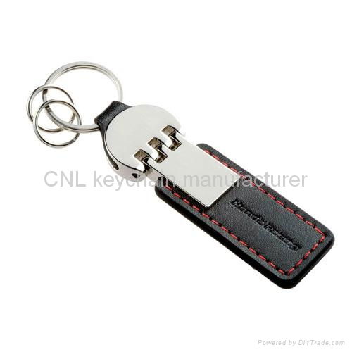 Leather keychains