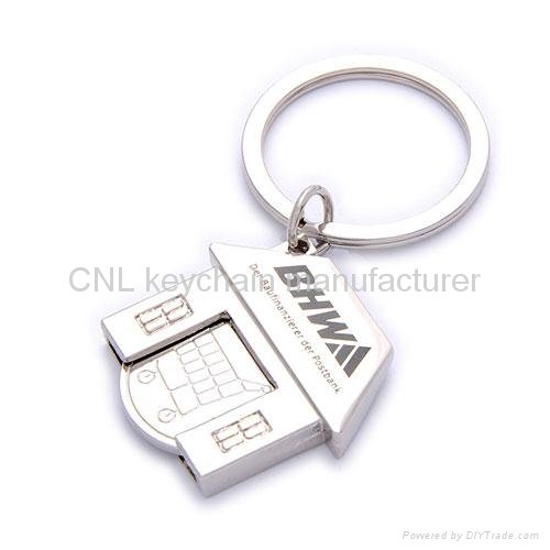 Metal Coin keychains 3