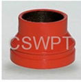 Firefighting ductile iron grooved pipe fittings rigid coupling 2