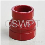 Grooved Concentric Reducer ductile iron pipe fitting galvanized 2