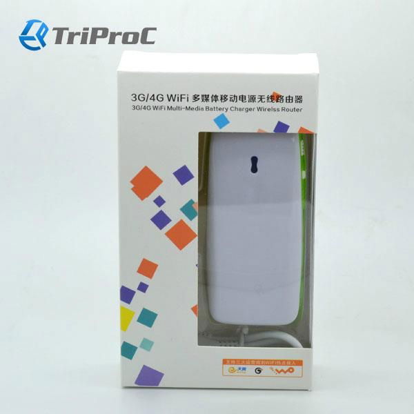 5200mAh 150Mbps 5in1 3G WiFi Hotspot Router Power Bank 5