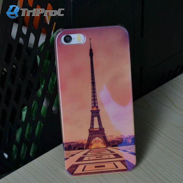Luxury Blue Film Coating PC Hard Back Cover Phone Case for Apple iPhone 5 / 5S 3