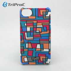 Bright-Colored Lump Pattern Printing ABS Phone Case for Apple iPhone 4/4s