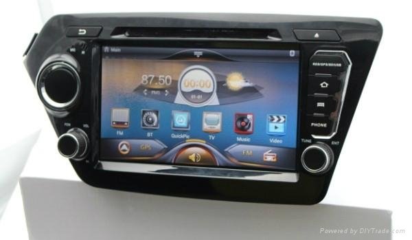 Car Pure android 4.2 os system For kia rio k2 dvd player