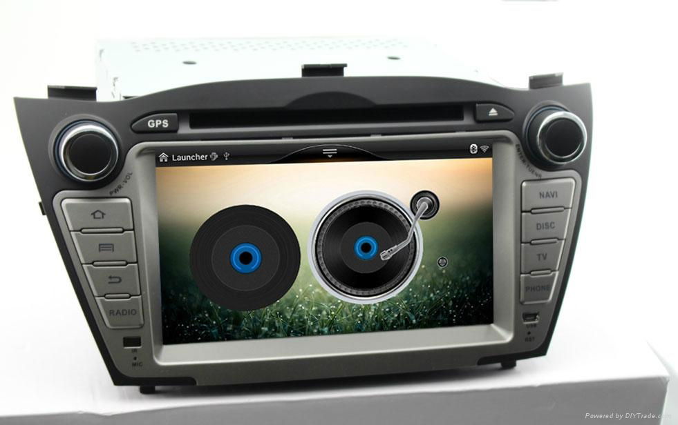 Full android 4.2 OS system For hyundai ix35 car dvd player with gps navigation 2