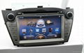 Full android 4.2 OS system For hyundai ix35 car dvd player with gps navigation 4