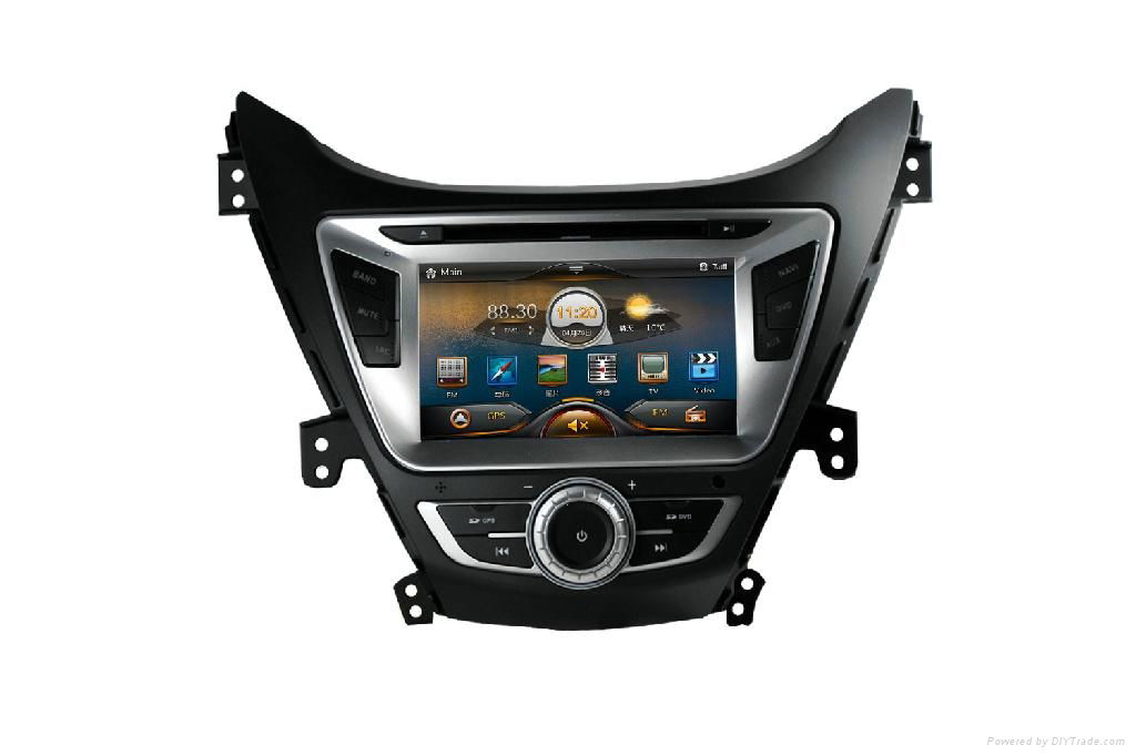 Pure android 4.2 system For hyundai elantra car dvd player with gps navigation