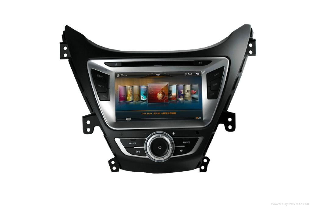 Pure android 4.2 system For hyundai elantra car dvd player with gps navigation 2