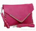 Shell material: PU leather  Functions: Ladies' cross-body/shoulder bag and handb 1