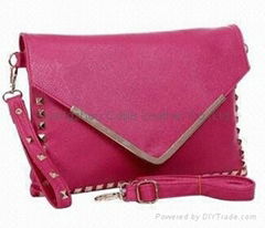 Shell material: PU leather  Functions: Ladies' cross-body/shoulder bag and handb