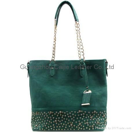 Modern Elegant Mono Tone Colored With Studs And Rhinestones Decorated Fashion Ha