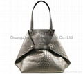 Ruby Collection Unique Luxurious Style With Alligator Skin Print Fashion Handbag 1