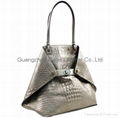 Ruby Collection Unique Luxurious Style With Alligator Skin Print Fashion Handbag 2