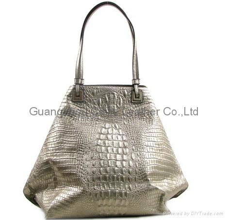 Ruby Collection Unique Luxurious Style With Alligator Skin Print Fashion Handbag 3