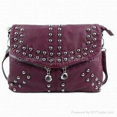  Ladies' Bag in Shiny Style, Made of Washed PU, Perfect Friend for All-time Use,