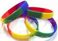 Fashion silicone wristbands/braclets for promotional gift