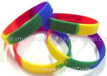 Fashion silicone wristbands/braclets for promotional gift
