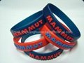 Fashion silicone wristbands/braclets for promotional gift 3