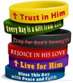 Fashion silicone wristbands/braclets for promotional gift 4