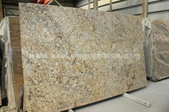 Golden Flower Granite Slab