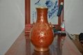 陶瓷红袖金瓶