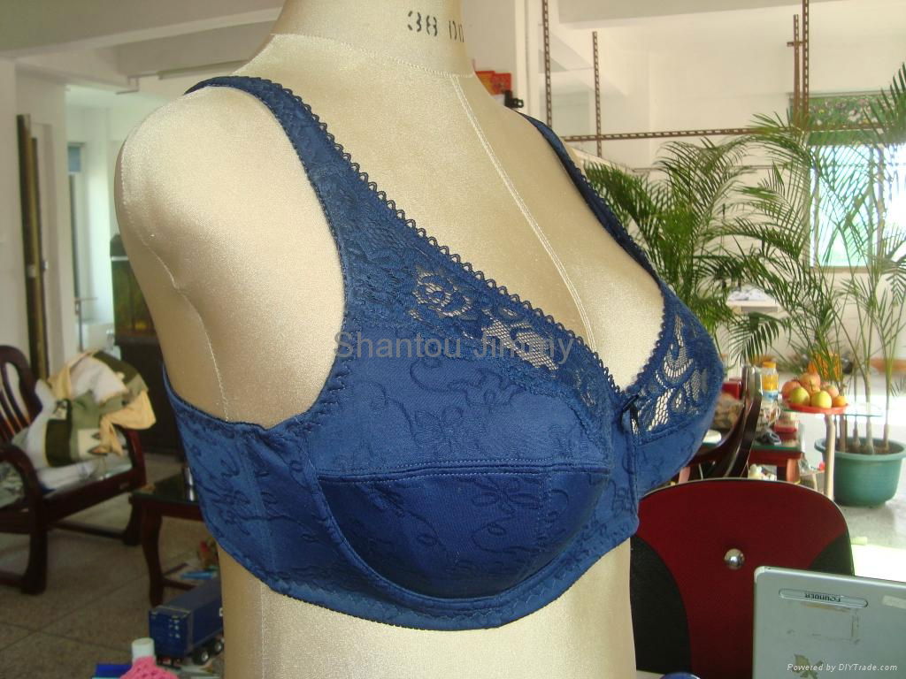 Lady 's big size lovely soft cup Bra  2