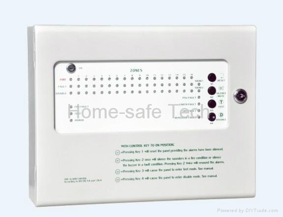16zones Conventional Fire Alarm Control Panel