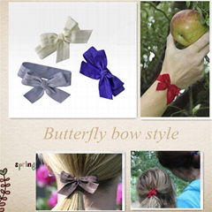 butterfly style hair ties