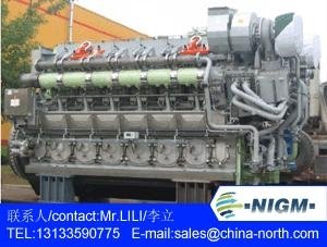 NIGM 26V12 high-power 4000kw gas generator set 2