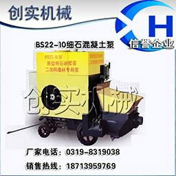 BS22-10型细石混凝土泵