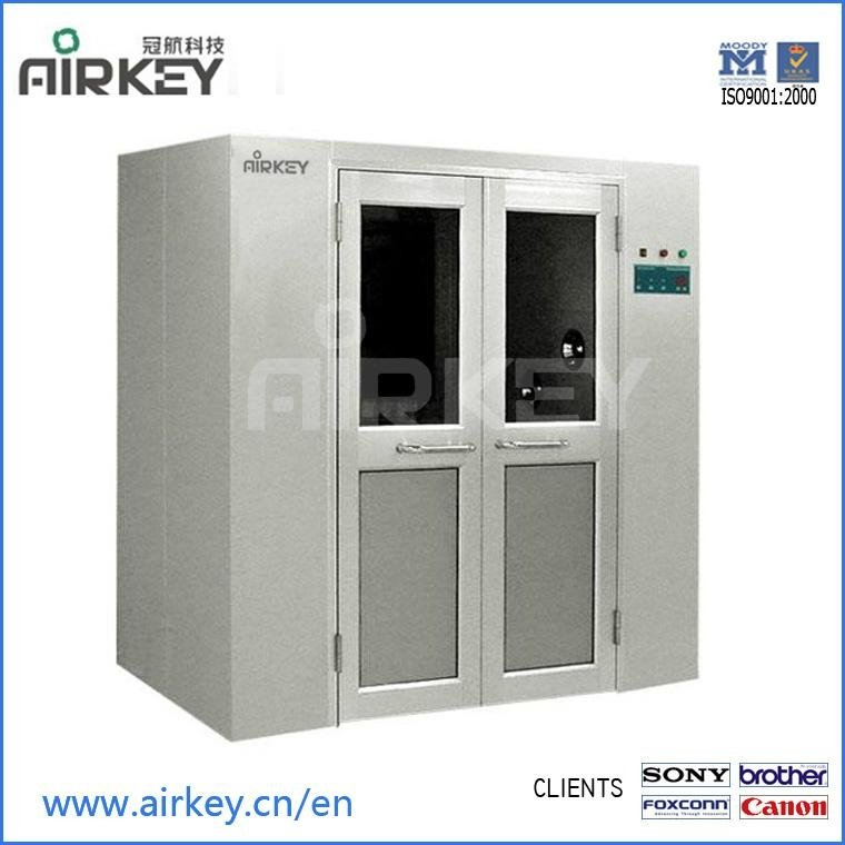China Air Shower Manufacturers Cleanroom Equipment Two Person Double Sides 