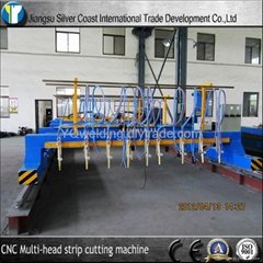 Flame strip cutting machine for steel plate 