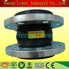 carbon steel flange connect Flexible large diameter expansion Rubber joint