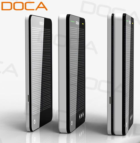 2014 New DOCA Solar charging Power Bank with MP3 Player 2