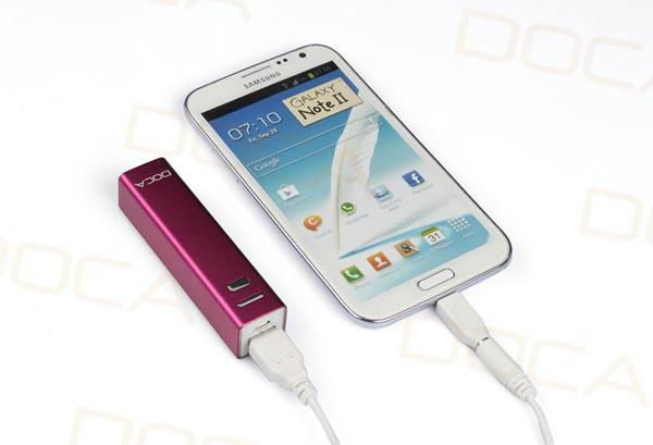 2600mAh Universal Portable mobile Power Bank for smartphone 2