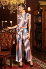 2014 new style Copper ammonia silk jumpsuits