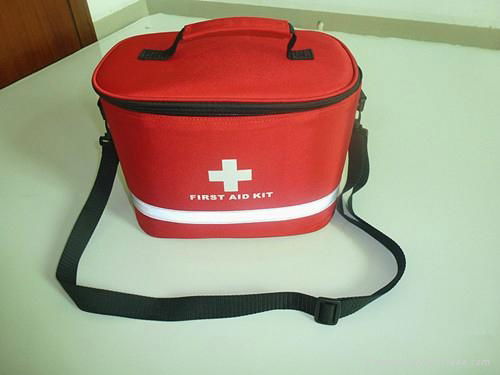 School home Medical First Aid kit with shoulder strap 2