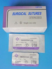  Absorbable PGA Suture with Needle