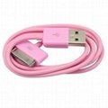USB Data Sync Charging Charger Cable Lead For iPhone 4 4S 3G 3GS iPad 2 iPod 5