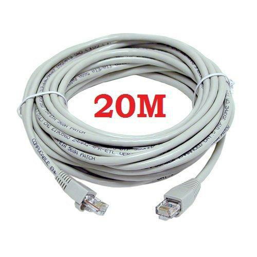 100FT 100 FT RJ45 CAT5 CAT5E Ethernet LAN Network Cable WHITE Brand New 30M 2