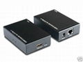 HDMI/DVI Balun Extender over Cat 5e/6 Ethernet Converter 1080p to 196ft 60M 2