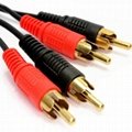 Colorful RCA TO RCA Cable